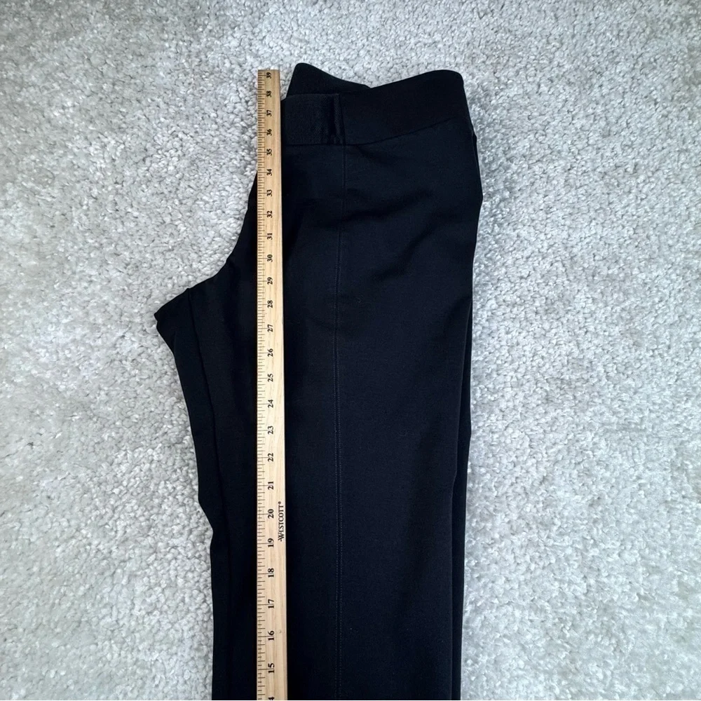 Eileen Fisher Yoke Detail Stretch Knit Skinny Pant Black. Office Mature #F4JH XL